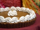 Pumpkin Tart with Crystalized Ginger