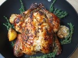 Roast Chicken with Lavender and Honey