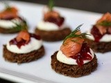 Smoked Salmon Canapes