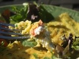 Smoked Salmon, Feta Cheese and Herb Omelette