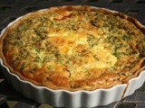 Spinach, Goat's Cheese and Tomato Quiche - from the pantry