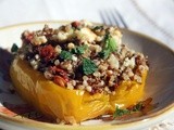 Stuffed Peppers with Quinoa and a Mediterranean Twist