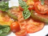 The first tomato salad of the year
