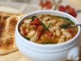 Tuscan White Bean Soup with Rosemary