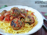 Spaghetti aux boulettes de kale