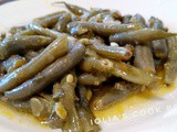 Fresh green beans – φασολακια λαδερα