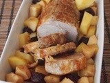 Braised Porkloin with Quinces and Plums