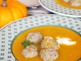 Pumpkin Meatball Soup