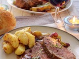 Teleća pečenica sa prilogom od batata