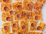 Parmesan Pepperoni Crustless Pizza