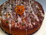 Orange,Pistachio & Semolina Cake # Gluten free