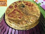 Avocado and Fenugreek leaves Indian Flatbread ! Avocado and Methi Paratha