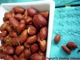 Chana Masala and Kasoori Methi Peanuts ~ Spicy Masala and Dried Fenugreek coated Peanuts