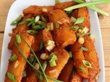 Chilli Mogo - Fried Cassava Chips in Schezwan/Sichun Sauce