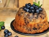 Eggless Whole Wheat Blueberry Bundt Cake