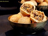 Holi Hai !!! Sukha Mewa Kachori - Deep fried pastry filled with Dry Fruit and Nut