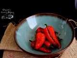 Instant Stuffed Red Chilli Pickle - Keep Calm and Love Mum