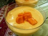 Keri ane Kesar Matho - An aromatic Indian dessert with Saffron and Mango