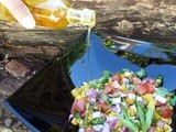 One more joyful moment with sweetcorn & Pumpkin Seeds Salad and a product review - Terra Rosa