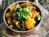 Ringna Batata nu Shaak - Eggplant and Potato Curry - Kem Cho