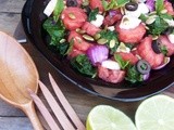 Watermelon and Assorted Salad- Blog Hop Wednesday