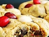 Cream Cheese Pudding Cookies With Red Velvet m&Ms