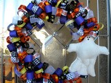 Halloween Ghost Ribbon Wreath