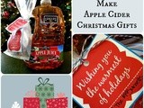How To Make Homemade Apple Cider Christmas Gifts with Printable Tags