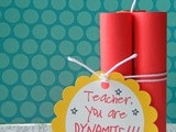 You're Dynamite {Teacher, Dad, and anyone else} Gifts with Printable Tag