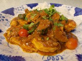 Cherry bomb & chicken curry - frisky, fruity and fab
