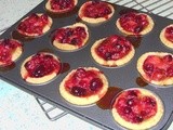 Cranberry & Orange Tartlets (or how to use up a few leftover Cranberries)