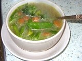 Lunchtime soup : Green Vegetable Broth