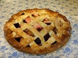 Spiced Blackberry and Apple Lattice Pie