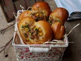 Heart-Shaped Tuna&Sweet Corn Buns: 心型吞拿玉米麵包:
