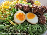 Homemade Spinach Noodles + Carrot Noodles 自制菠菜面和红萝卜面