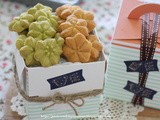绿茶咖啡牛油脆饼 Matcha and Coffee Butter Cookies