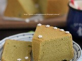 烫面抹茶戚风蛋糕 Matcha Chiffon Cake