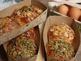Part ii:16-Hour Poolish Version of Dried Longan Wholemeal Bread Rolls 16小时冷藏液种法-桂圆麦包和小麦胚芽麦包
