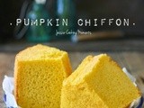 南瓜戚风蛋糕 Pumpkin Chiffon Cake