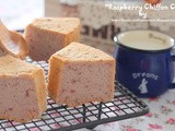蔓越莓戚風蛋糕 Raspberry Chiffon Cake
