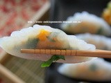 Steamed Vegetarian Dumpling 红萝卜豆薯云耳蒸素饺