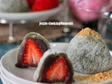 Strawberry Matcha Daifuku 抹茶草莓大福(麻薯)