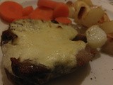 Crème fraîche and mustard pork steaks