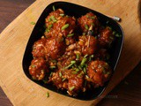 Cabbage Manchurian recipe | veg Manchurian semi dry