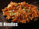 Roti Noodles with leftover chapathi | chapathi noodles
