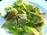 Fresh Raw Artichoke Salad