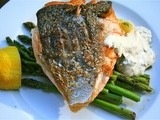 Pan Roasted Salmon with Lemon & Coriander Mayonnaise