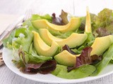 Caraïbische avocado salade