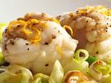 Gebakken zeeduivel met witloof, citrusvruchten en Hoegaarden