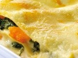 Lasagne van zalm met wokgroenten en citroengras